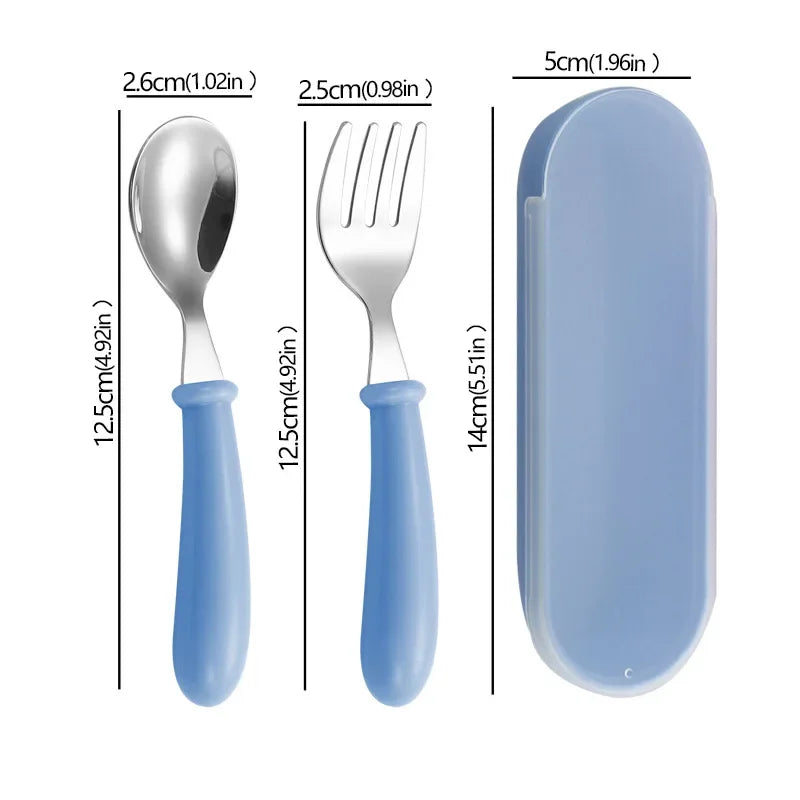 Set de Couverts pour enfants avec boîte de rangement